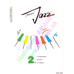 4869. M.Schmitz : Mini Jazz 2 - 21 Leichte Stücke für Klavier zu 4-Händen (Breitkopf)