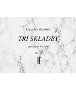 2927. D.Kardoš : Tri skladby pre klavír 4 - ručne op.15