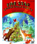 4760. D.Alexander : Five Star Christmas Duets for Four Hands - Elementary (Alfred)