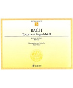 0812. J.S.Bach : Toccata et fuga d-moll (Schott)