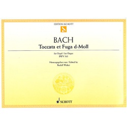 0812. J.S.Bach : Toccata et fuga d-moll (Schott)