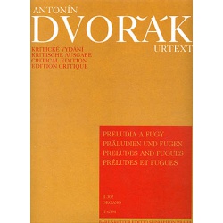 0862. A.Dvořák : Preludia a fugy - organo Urtext