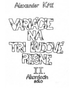 0321. A.Kříž : Variácie na tri ľudové piesne II - akordeon sólo