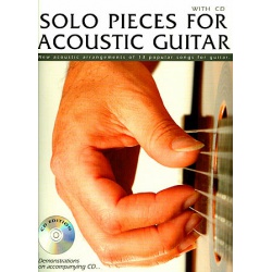 0530. Solo Pieces for Acoustic Guitar - 13 Popular Songs + CD (Wise)