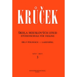 0484. V.Krůček : Škola houslových etud II.díl, 3. a 4. sešit (Bärenreiter)