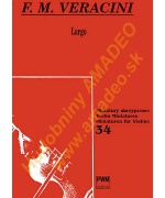 4505. F.M.Veracini : Largo - Violin Miniatures 34 (PWM)