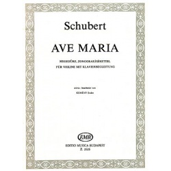 0918. F.Schubert : Ave Maria für Violine mit Klavierbegleitung  (EMB)