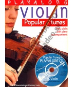 4555. Playlong Violin Popular Tunes - Easy Violin with Piano Accompaniment + CD (Bosworth)