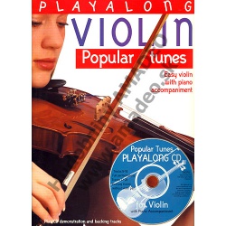 4555. Playlong Violin Popular Tunes - Easy Violin with Piano Accompaniment + CD (Bosworth)