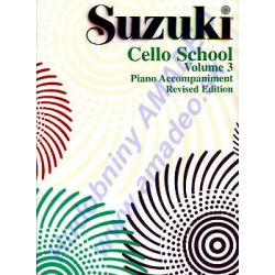 4422. Sh.Suzuki : Cello School - Piano Accompaniment Vol.3 (Alfred)