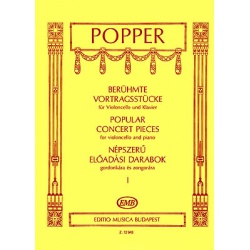 2499. D.Popper : Popular Concert Pieces 1 for Violoncello and Piano (EMB)