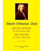 0913. J.S.Bach : Sechs Suiten für Violoncello allein BWV 1007-1012 (EMB)