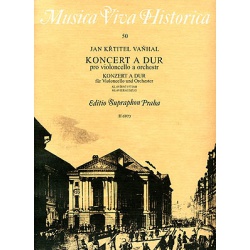 0468. J.K.Vaňhal : Koncert A dur pro violončelo a orchestr