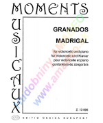 2459. E.Granados : Madrigal - Violoncello & Piano (EMB)