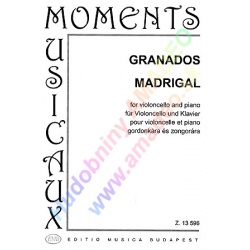 2459. E.Granados : Madrigal - Violoncello & Piano (EMB)