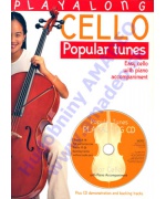 4557. Playlong Cello Popular Tunes - Easy Cello with Piano Accompaniment + CD (Bosworth)