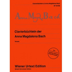 2523. J.S.Bach : Clavierbüchlein der A.M.Bach (Wiener Urtext Edition)