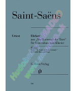 4595. C.Saint-Saëns : Elefant aus „Der Karneval der Tiere” für Kontrabass und Klavier (Henle)