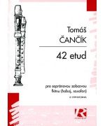 2379. T.Čančík : 42 etud pro sopránovou zobcovou flétnu (hoboj, saxofón)