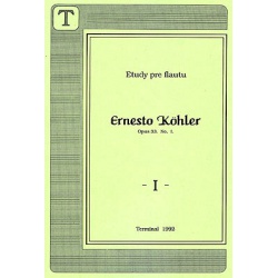2304. E.Köhler : 15 etud pre flautu op.33 No.1