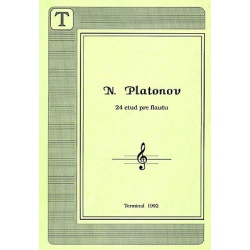 2306. N.Platonov : 24 etud pre flautu