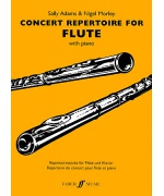 4907. S.Adams, N.Morley : Concert Repertoire for Flute with Piano (Faber)