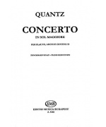 0798. J.J.Quantz : Concerto in sol maggiore per flauto e basso continue (EMB)