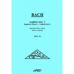 2783. J.S.Bach : Anglické suity I. due flauti (due violini, flauto e violino)