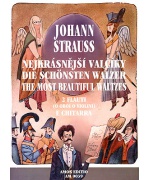 1384. J.Strauss : Nejkrásnější valčíky 2 flauti ( o oboi o viol) e chitarra