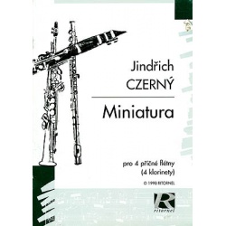 2706. J.Czerný : Miniatura pro 4 příčné flétny (4 klarinety)