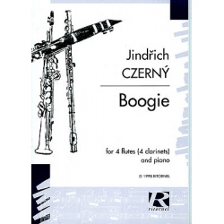 2711. J.Czerný : Boogie pro 4 příčné flétny (4 klarinety) a klavír