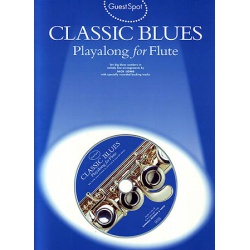 5287. J.Long : Classical Blues Playlong for Flute + CD - Guest Spot (Wise)