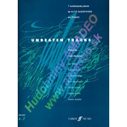 5534. A.Hampton : Unbeaten Tracks - 7 Contemporary Pieces for Alto Sax & Piano (Faber)