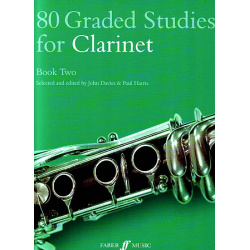 5290. J.Davies, P.Harris : 80 Graded Studies for Clarinet Book Two (Faber)