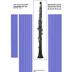 0768. C.M.Weber : Concert Es-dur (klarinet, klavír)