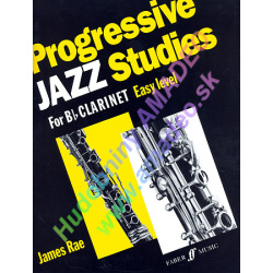 5367. J.Rae : Progressive Jazz Studies for Bb Clarinet - Easy Level (Faber)