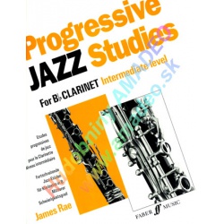 5368. J.Rae : Progressive Jazz Studies for Bb Clarinet - Intermediate Level (Faber)