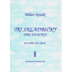 1399. M.Novák : Tri skladbičky (pre detičky) - trúbka (B) a klavír