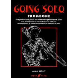 5515. A.Gout : Going Solo Trombone/Euphonium & Piano (Faber)