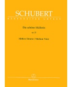 0643. F.Schubert : Die schöne Müllerin op.25, Medium Voice, Urtext (Bärenreiter)