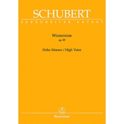 0681. F.Schubert : Winterreise op.89, High Voice - Urtext (Bärenreiter)