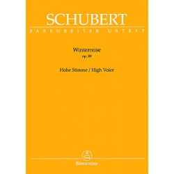 0681. F.Schubert : Winterreise op.89, High Voice - Urtext (Bärenreiter)