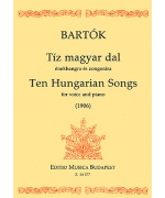 0680. B.Bartók : Ten Hungarian Songs for Voice and Piano (EMB)