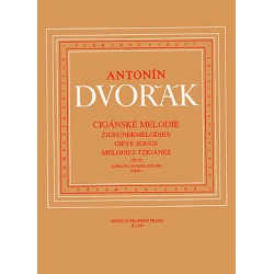 0650. A.Dvořák : Cigánske melodie soprano (tenore) e piano (Urtext)