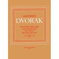 0650. A.Dvořák : Cigánske melodie soprano (tenore) e piano (Urtext)