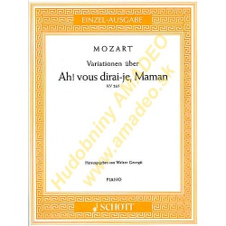 4782. W.A.Mozart : Ah ! vous dirai-je, Maman KV 265 (Schott)