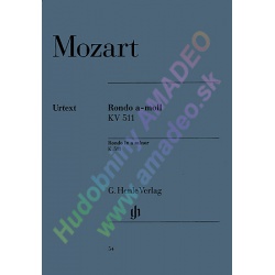 1536. W.A.Mozart : Rondo a-moll KV 511 - Urtext (Henle)