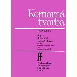 2627. E.Suchoň : Štyri slovenské ľudové piesne, spev a klavír
