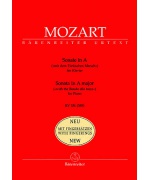 0165. W.A.Mozart : Sonata in A Major KV 331 - New with Fingerings - Urtext (Bärenreiter)