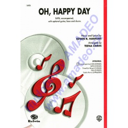 4614. E.R.Hawkins : Oh, Happy Day, SATB with piano, guitar, bass & drums (Warner)